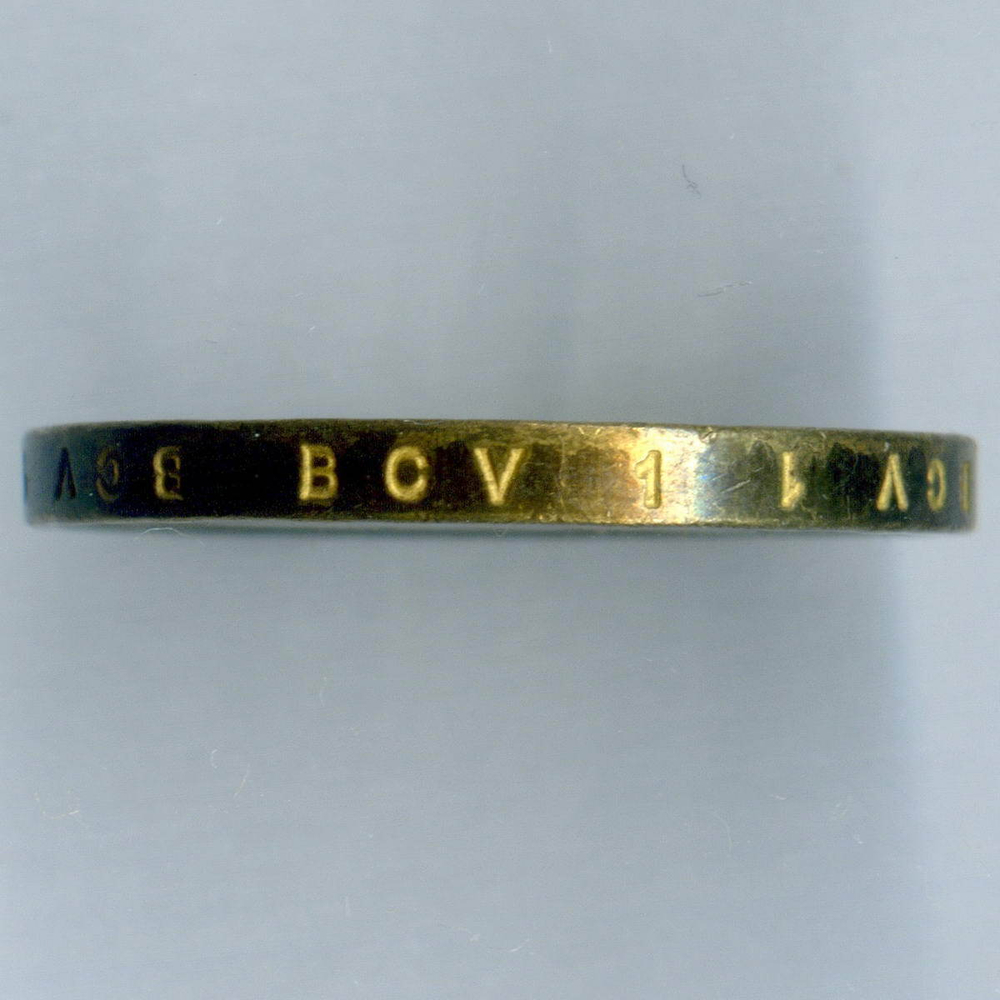 1 боливар 2012 год. Венесуэла. Биметалл, диаметр 24 мм. XF-AU