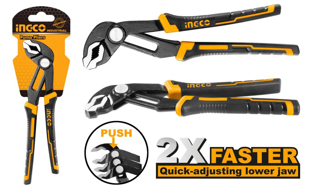 Клещи переставные 250 мм INGCO HPP68258 INDUSTRIAL