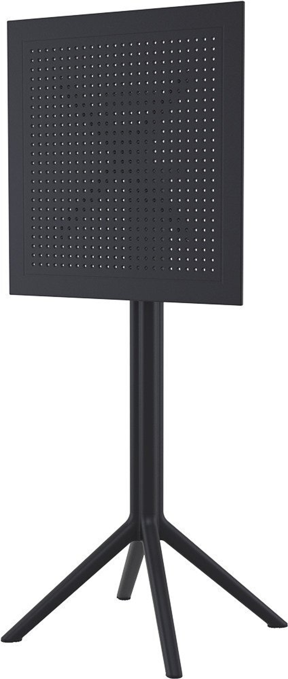 Стол пластиковый барный складной Siesta Contract Sky Folding Bar Table 60, черный