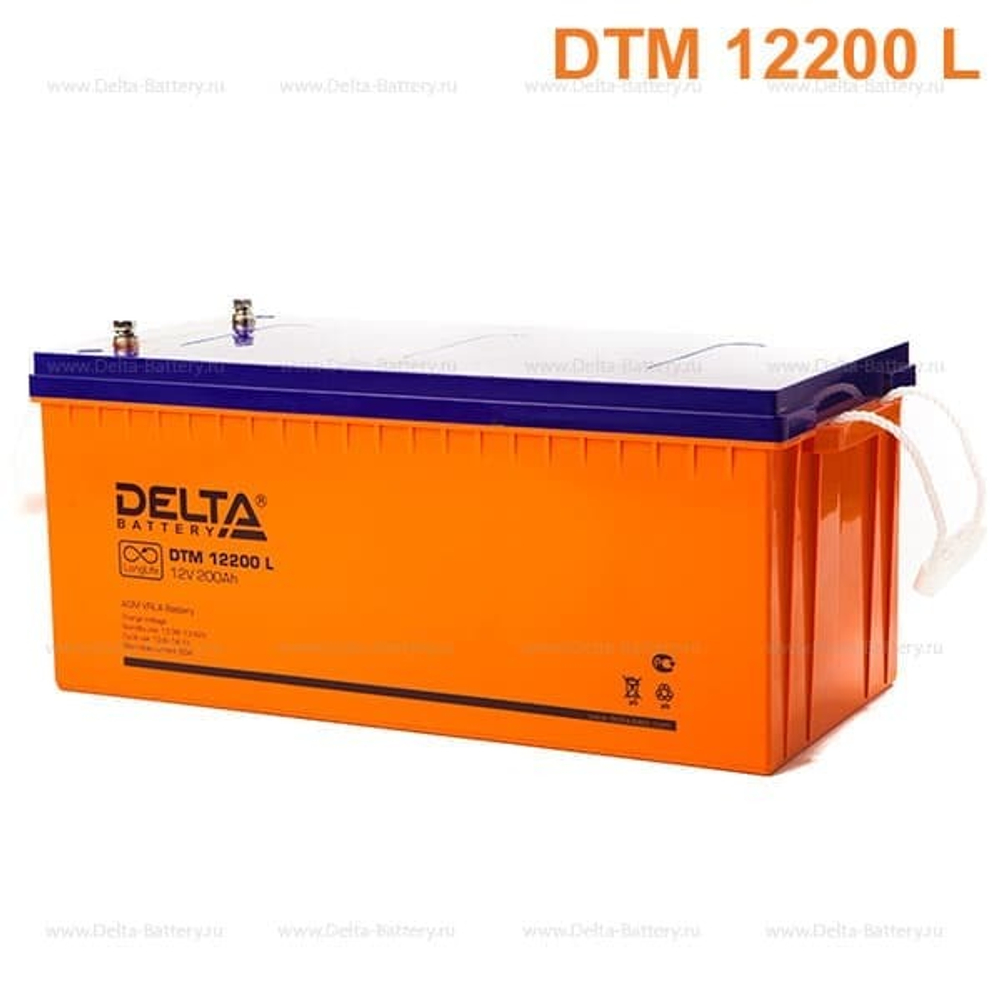 Аккумуляторная батарея Delta DTM 12200 L (12V / 200Ah)