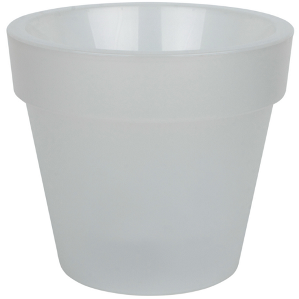 Горшок для цветов "Протея" 3,7 л прозрачный (с дренажной вставкой)