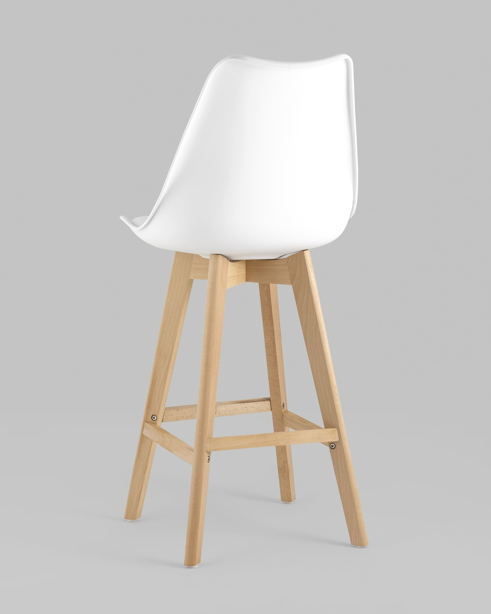 Стул барный FRANKFURT белый 4 шт