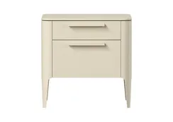 Тумба прикроватная Type oak 2 ящика ширина 50 см (молочный)