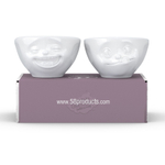 Набор чаш tassen, laughing & tasty, 100 мл, белый, 2 шт.