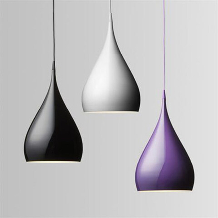 Pendant design lamp  Spinning BH1 by Benjamin Hubert (Black)