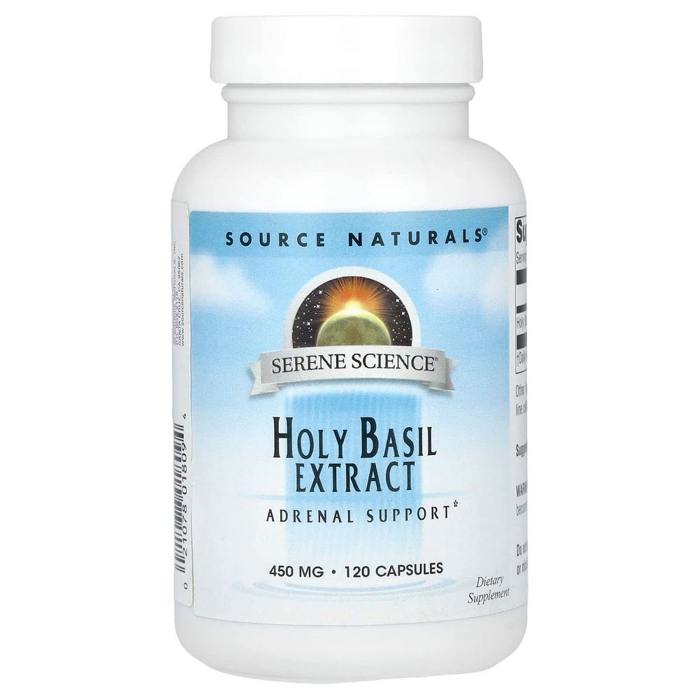 Source Naturals, Serene Science, экстракт базилика священного, 450 мг, 120 капсул