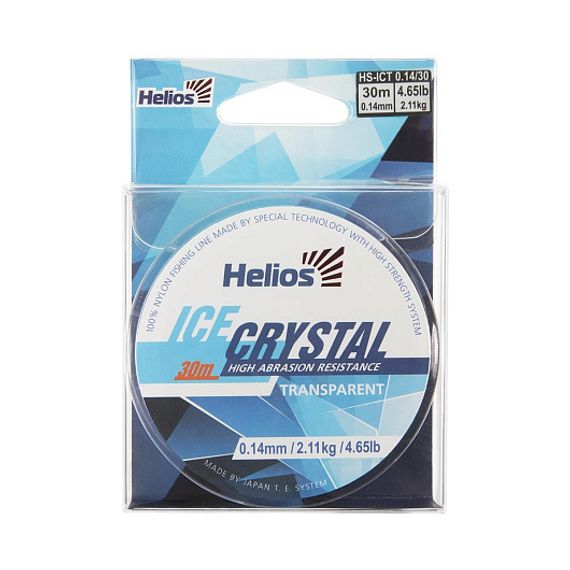 Леска ICE CRYSTAL Nylon Transparent 0,14mm/30 (HS-ICT 0,14/30) Helios