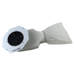 Dustfree Пылесос встраиваемый БЕЛЫЙ (сетка) алюмокомпозит, 64 Вт