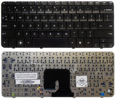 Клавиатура для ноутбука HP Pavilion DV2-1000 серии, PN: V10010AS1, русская