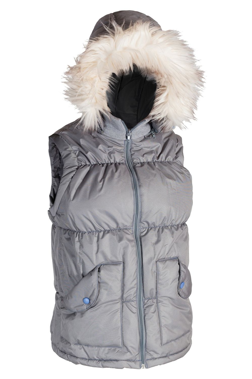 Жилет демисезонный Женский Дакота цвет Серый ткань Taslan*