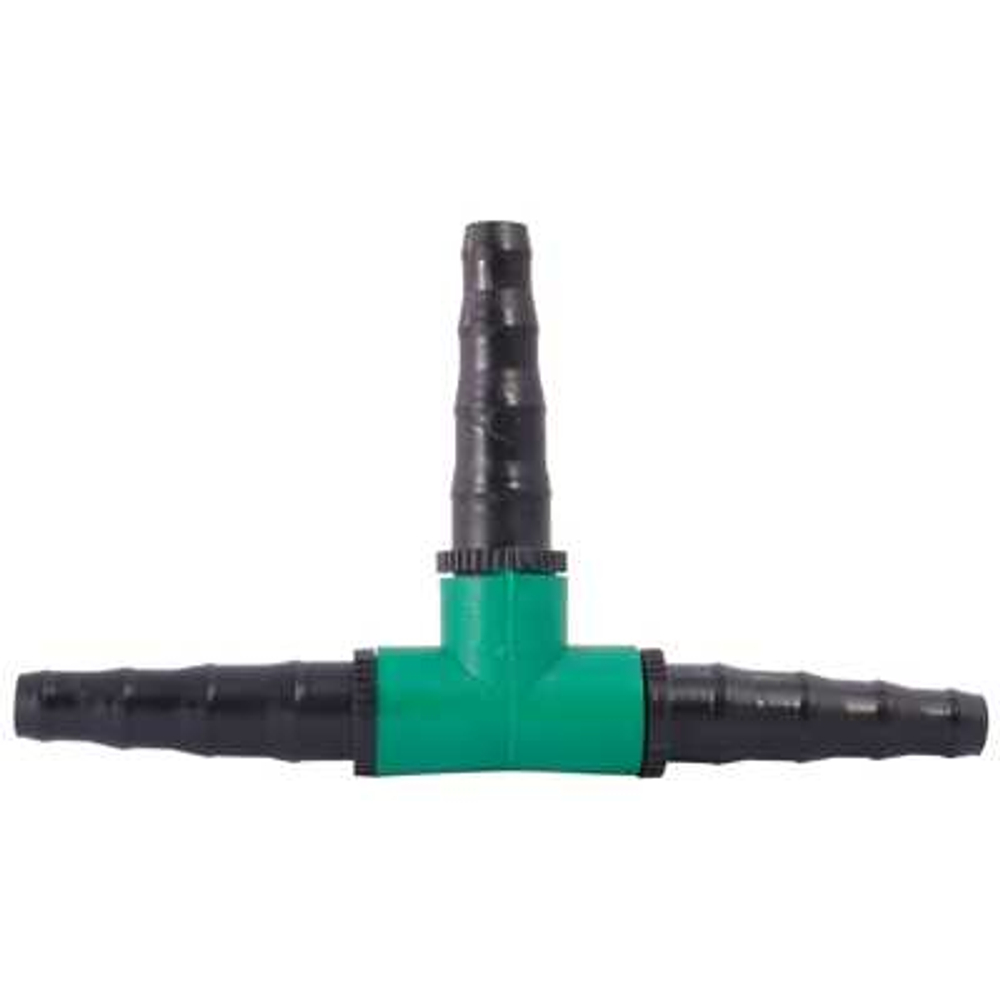 Тройник д/водопроводных шлангов d10-20мм Т