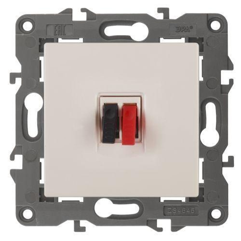 Розетка аудио 14-3111-02 Elegance сл. кость ЭРА Б0034321 Розетка аудио 14-3111-02 Elegance сл. кость ЭРА Б0034321