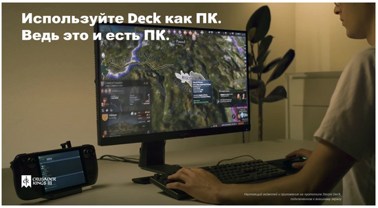 Игровая портативная консоль Valve Steam Deck 1 Тб