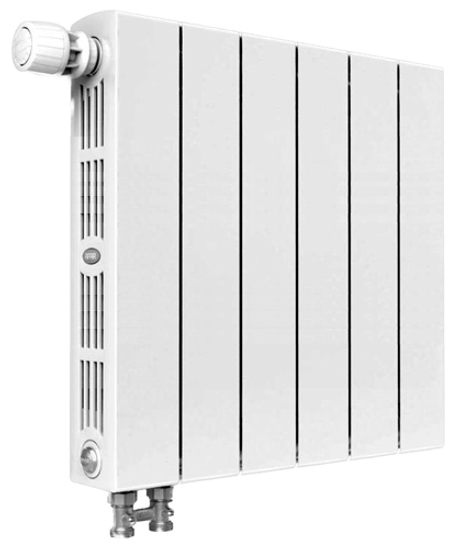 Радиатор Rifar SUPReMO Ventil 500 - 8 секций подключение нижнее (левое)