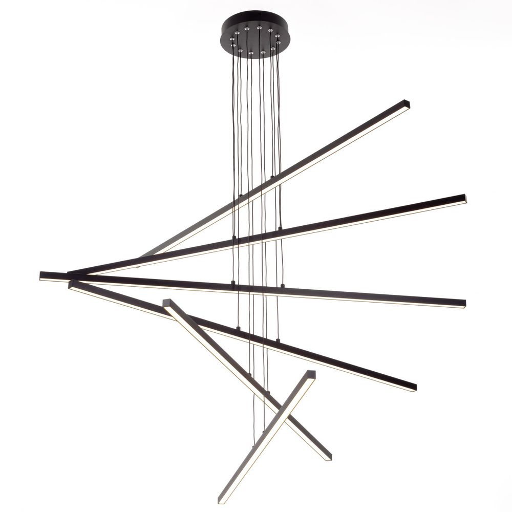 Citilux Стиг CL203261 LED Люстра подвесная с пультом Чёрная