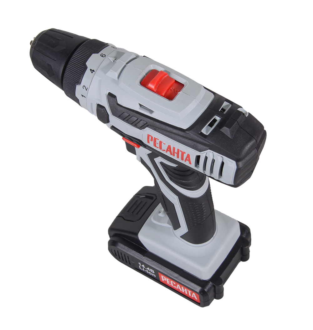 Дрель-шуруповерт аккумуляторная Ресанта ДА-14-2Л