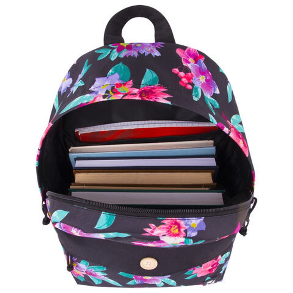 Рюкзак BRAUBERG универсальный, SYDNEY "flowers", 38х27х12 см, 228837