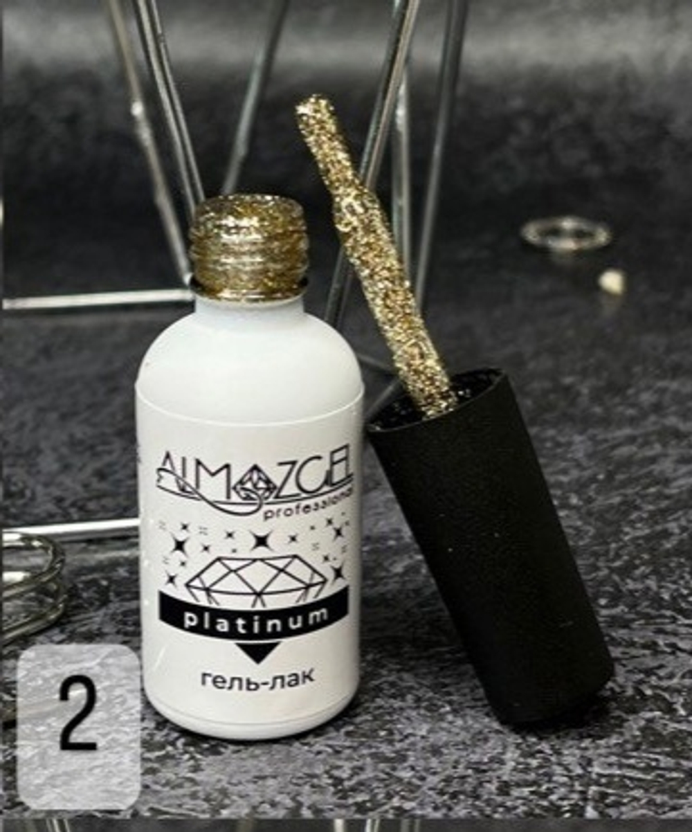 Гель-лак Almazgel "Platinum" №2, 8 мл
