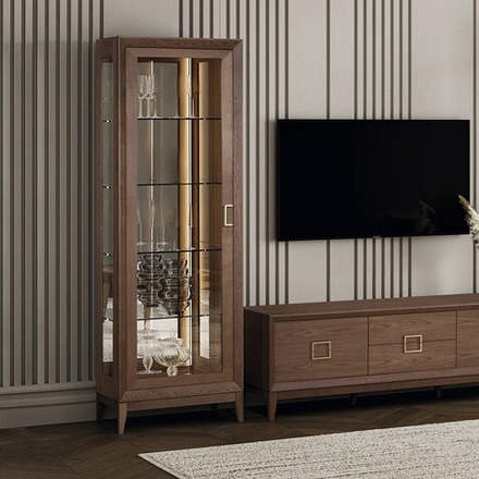 МОДЕНА Шкаф-витрина 1-дв.