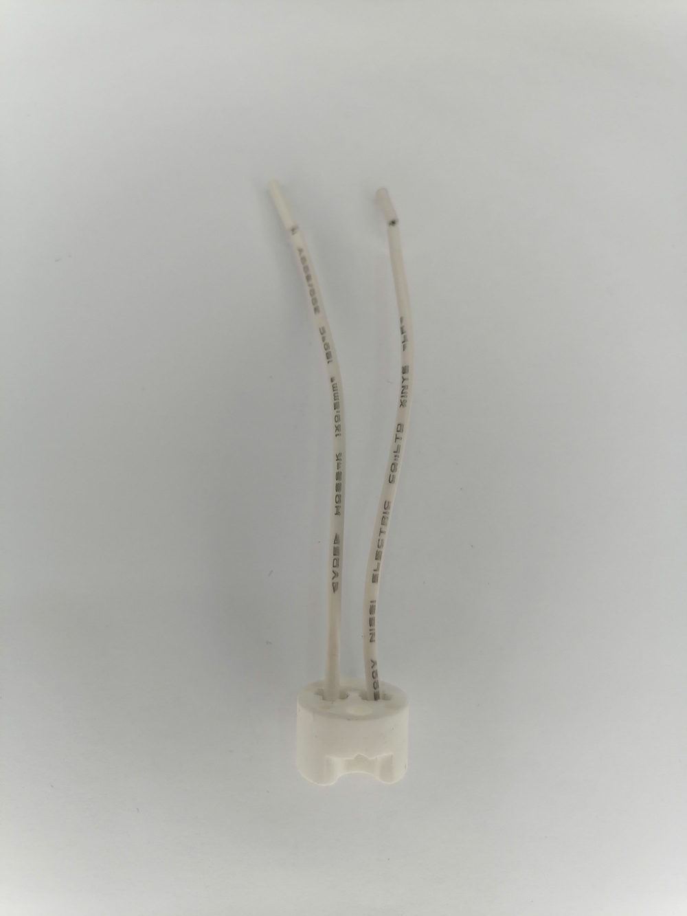 Патрон для ламп G4-6.35 с проводом 5штук 8см.