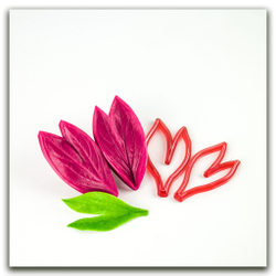 Лист пиона садового двойной