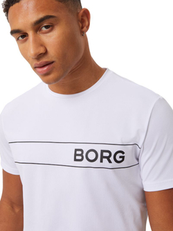 Мужская теннисная футболка Björn Borg Ace Performance T-Shirt - brilliant white