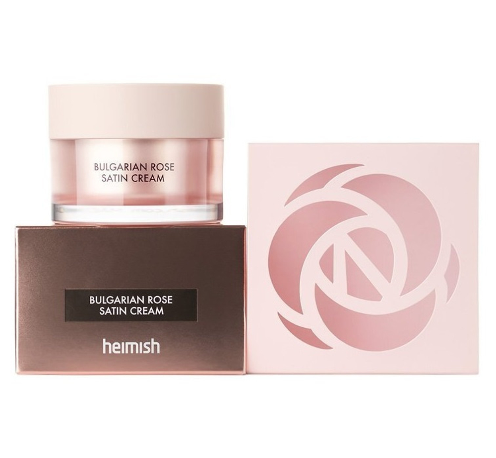 Крем питательный корректирующийна основе болгарской розы HEIMISH Bulgarian Rose Satin Cream 55 мл