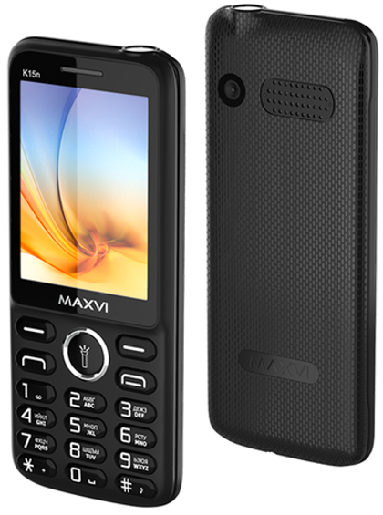 Сотовый телефон Maxvi K15n Black