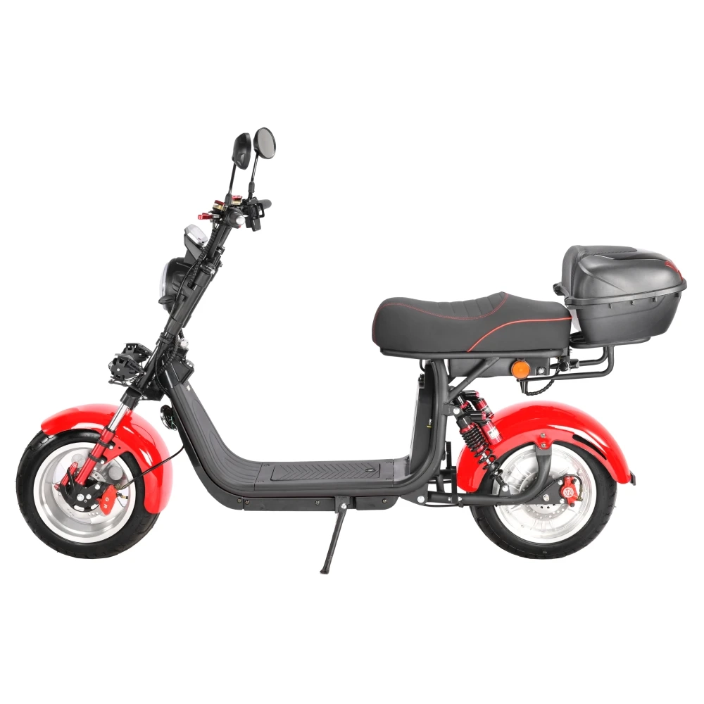 Электроскутер Cityсoco WHITE SIBERIA PRO MAX + 3950W 21AH Красный