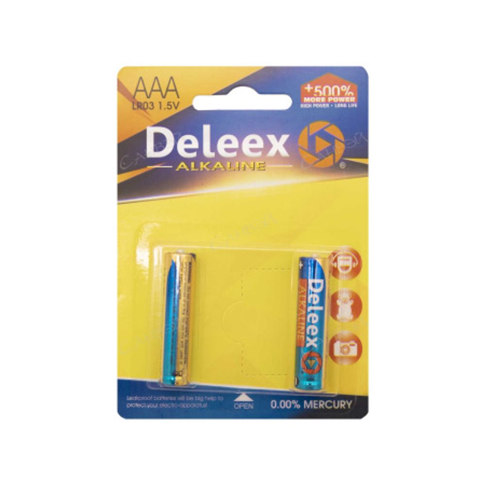 DVL Батарейка GT Deleex ААА LR03 алкалиновая 1,5В (2шт)