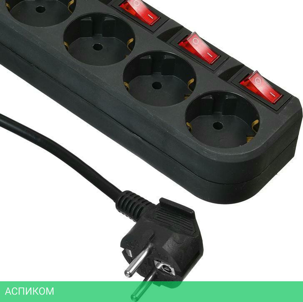 Сетевой фильтр Buro 500SH-1.8-SW-B