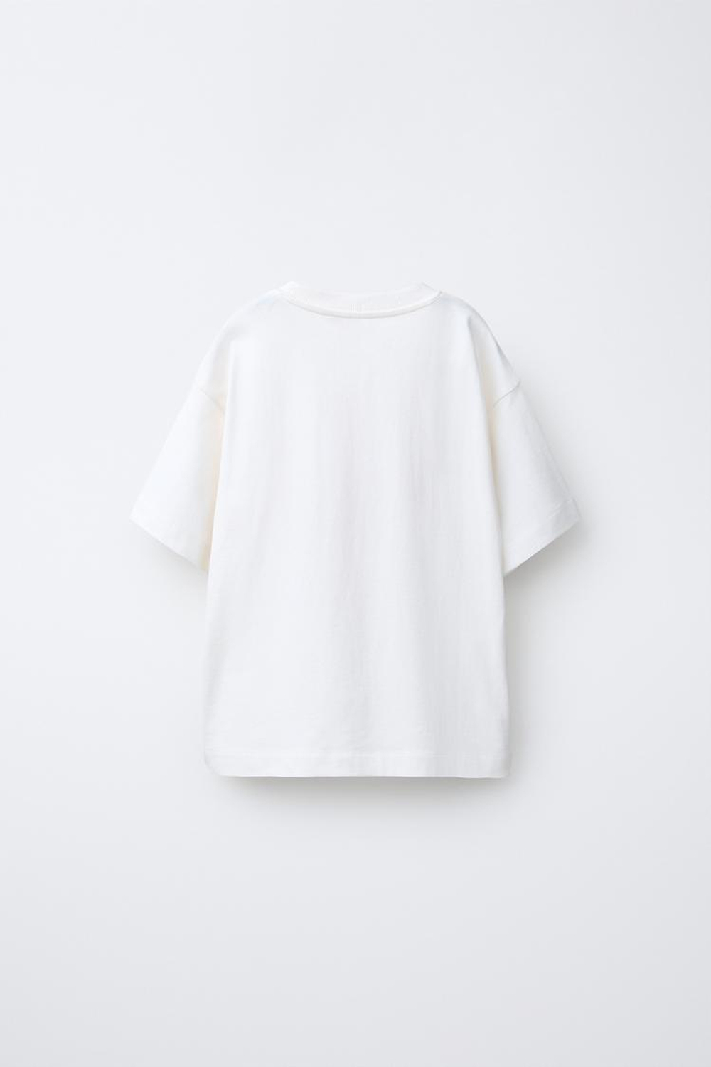 ZARA ФУТБОЛКА С ПРИНТОМ «СЕРДЕЧКИ», БЕЛЫЙ