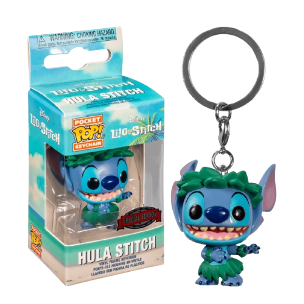 Брелок Funko Pocket POP! Keychain Disney Lilo & Stitch Stitch In Hula Skirt (Exc)