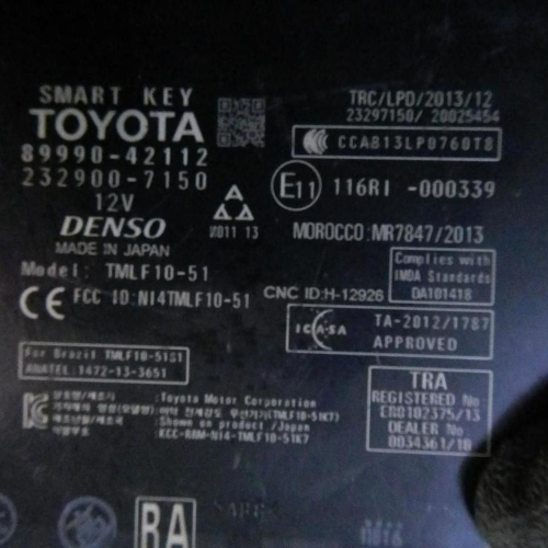 Блок управления бесключевым доступом Toyota RAV 4 ca40 (2012-2019)