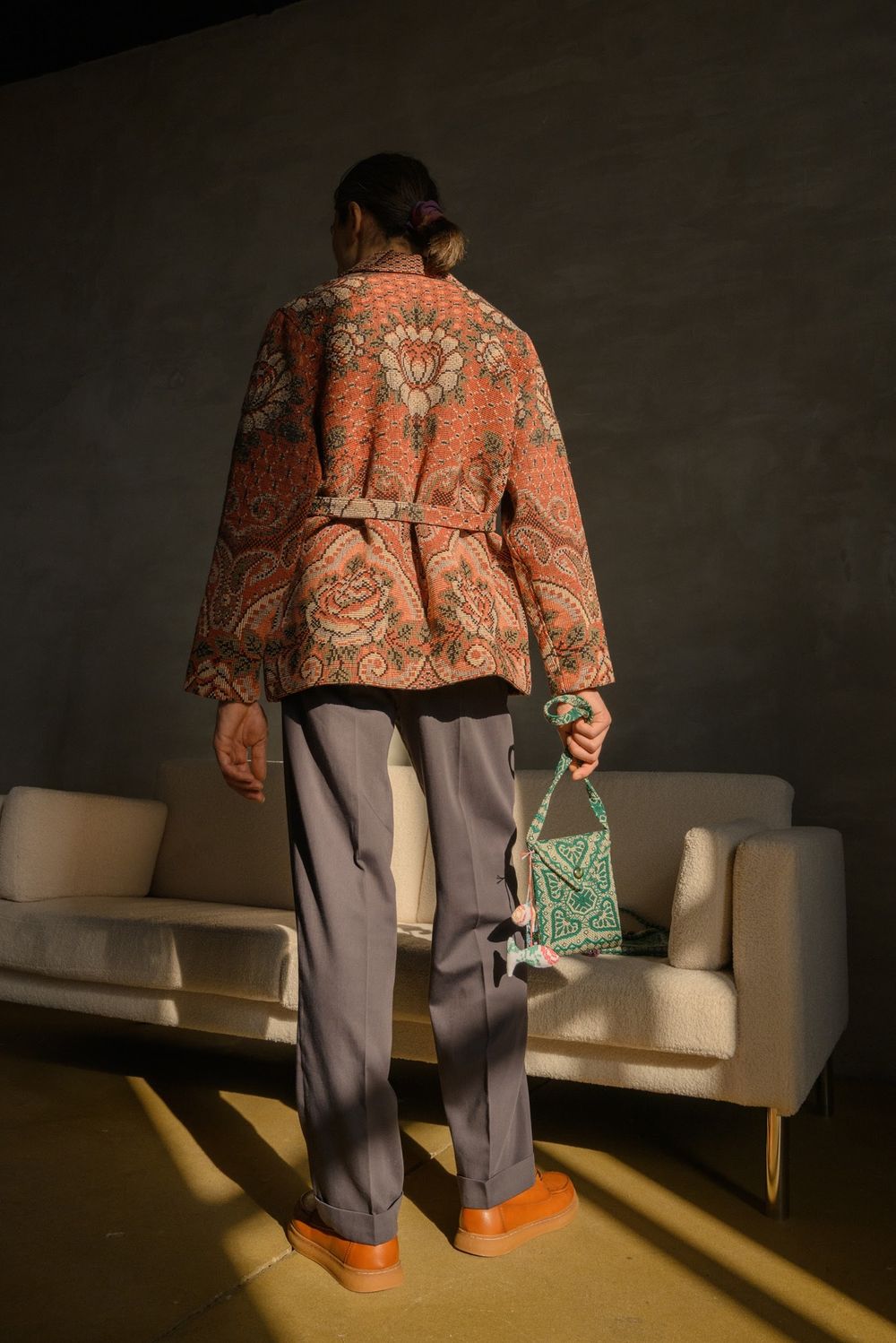 Купить Куртка Soeurs с Крупными Розами/Big Red Roses Jacket бордовая Куртка Soeurs с Крупными Розами/Big Red Roses Jacket бордовая