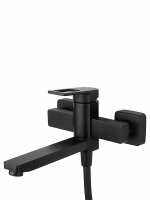 Смеситель для ванны с душем WONZON & WOGHAND FRAME WW-88639010-MB черный матовый
