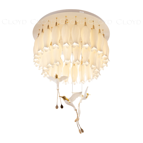 Люстра Cloyd ARGANA C42 / Ø79 см - керамика - E14 - белый (арт.11237)