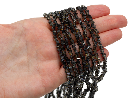 Нить бусин для украшений 4мм (ювелирное стекло)