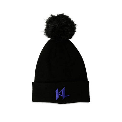 хлопковая шапка k/kl pompom Karl Lagerfeld - черный(226W3407)