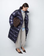 Поло объемного кроя из смесового кашемира серо-бежевый