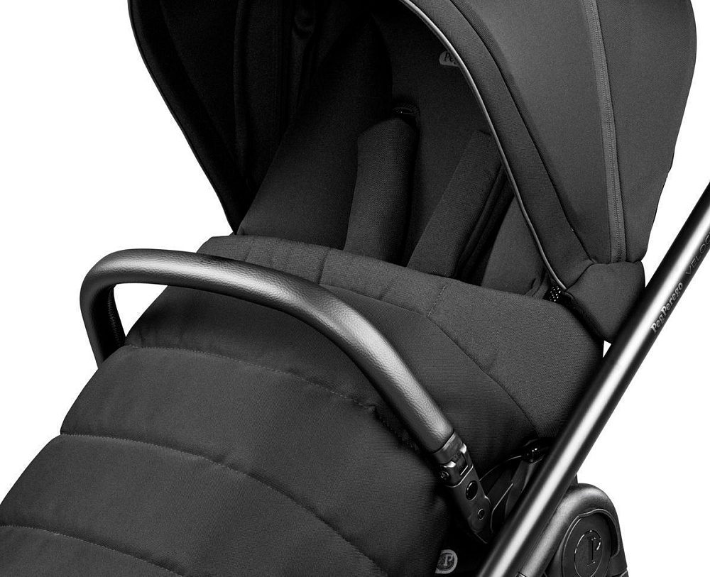 Коляска Peg Perego Veloce New Belvedere Lounge 3 в 1 True Black