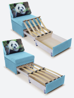 Кресло-кровать "Миник" Candy Blue, купон Панда