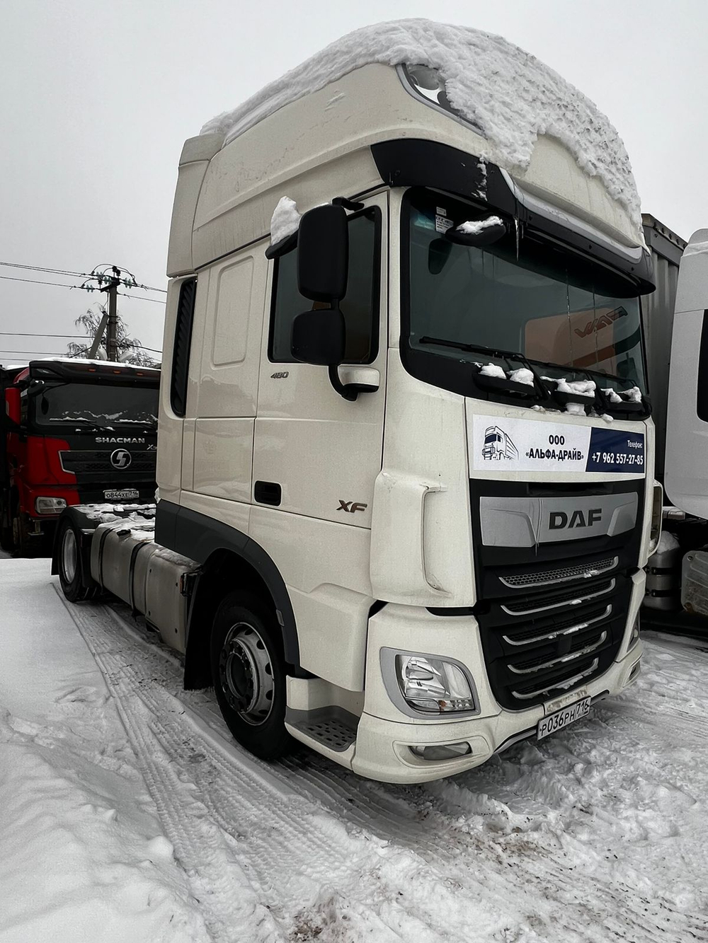 DAF XF 4x2 Седельный тягач XF 480 FT (Дизельный, 12,9 л, 483 л.с., АТ)