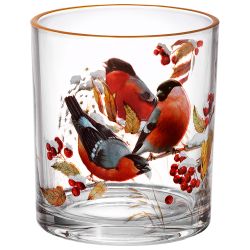 НАБОР СТАКАНОВ ИЗ 4-Х ШТ. "СНЕГИРИ" 320 МЛ