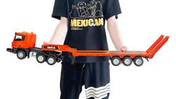 Радиоуправляемый экскаватор и грузовик HUI NA TOYS масштаб 1:24 2.4G , HN1319