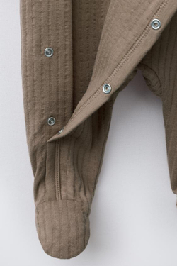 ZARA КОМБИНЕЗОН ПРЯМОГО КРОЯ, КОРИЧНЕВЫЙ