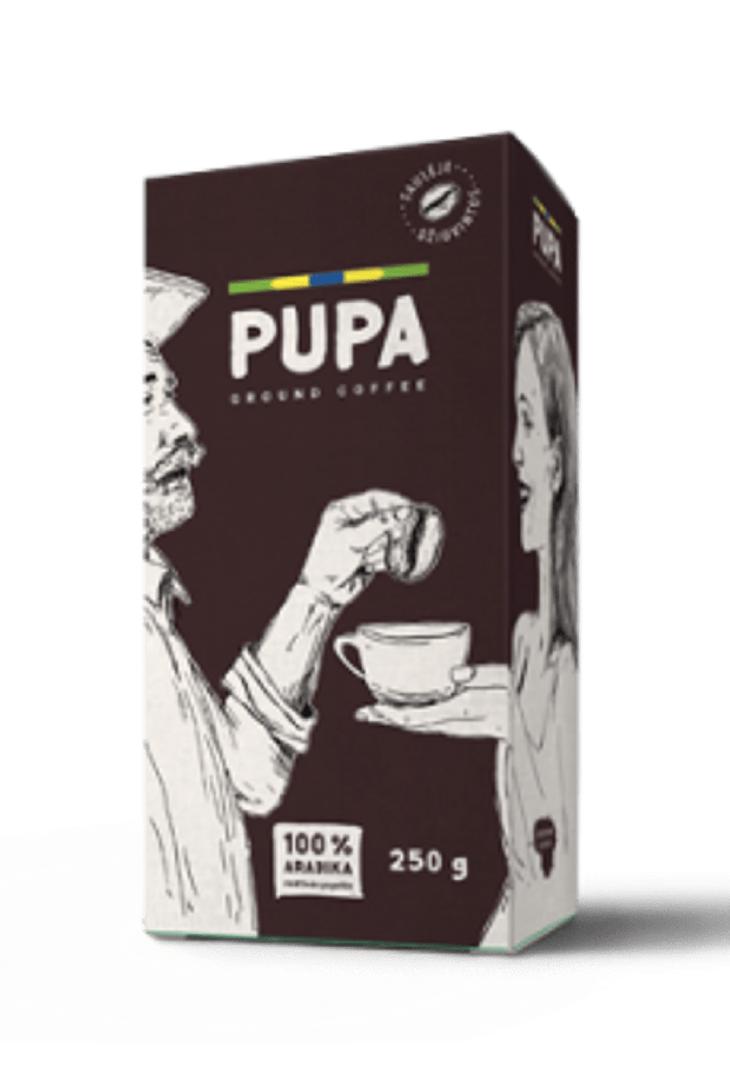 Кофе PUPA молотый - 250 г в/уп