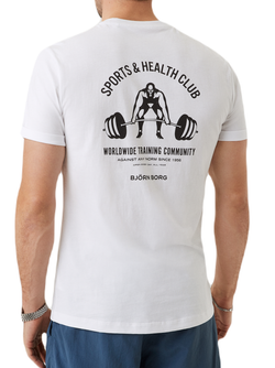 Мужская теннисная футболка Björn Borg Borg Breeze T-Shirt - белый