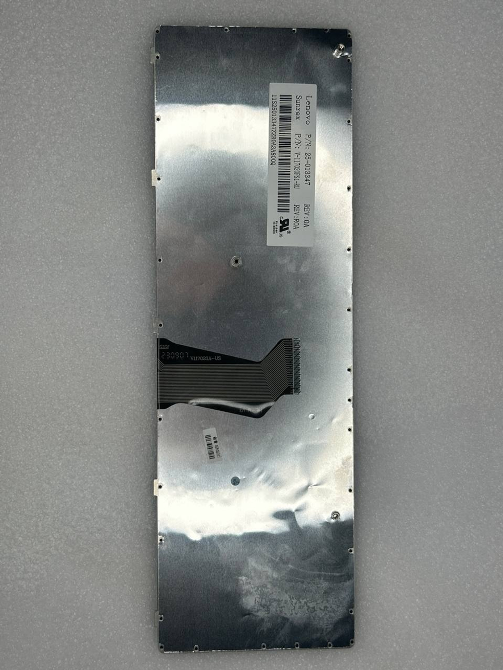 Клавиатура для ноутбука Lenovo Z570/B570/B590/V570/V580 раскладка - русская, без подсветки, черная (25013347), оригинал