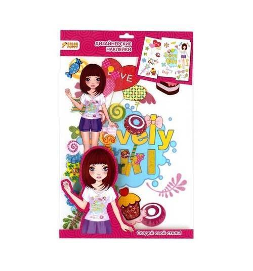 Набор д/творч. Дизайнерские наклейки на одежду. Sunny